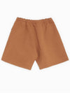 NRG Solo Swoosh Fleece Shorts Brown - NIKE - BALAAN.