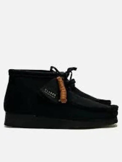 Wallabee Suede Ankle Boots Black - CLARKS - BALAAN 2