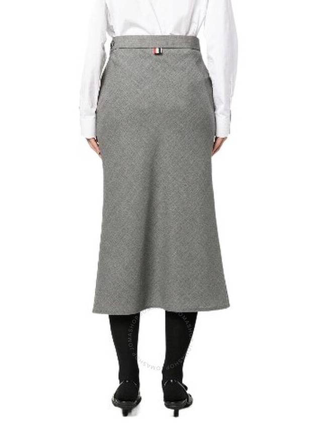 2 Ply Fresco Midi Skirt FGC991A00473 - THOM BROWNE - BALAAN 3