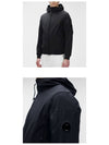 Shell R Lens Patch Casual Hooded Jacket Black - CP COMPANY - BALAAN 6