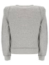 PrissaLogo Print Sweatshirt Grey - ISABEL MARANT - BALAAN 3