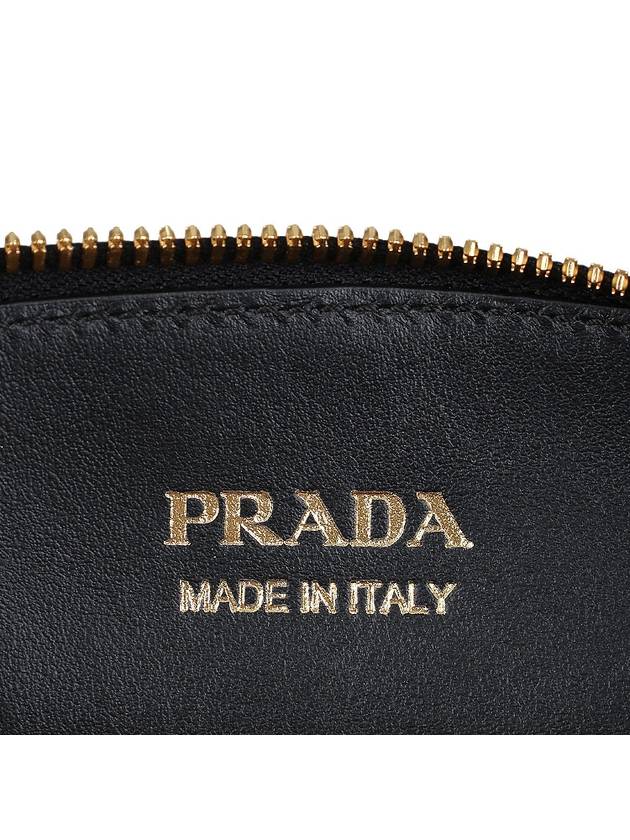 Small Leather Hand Shoulder Bag Black - PRADA - BALAAN 11