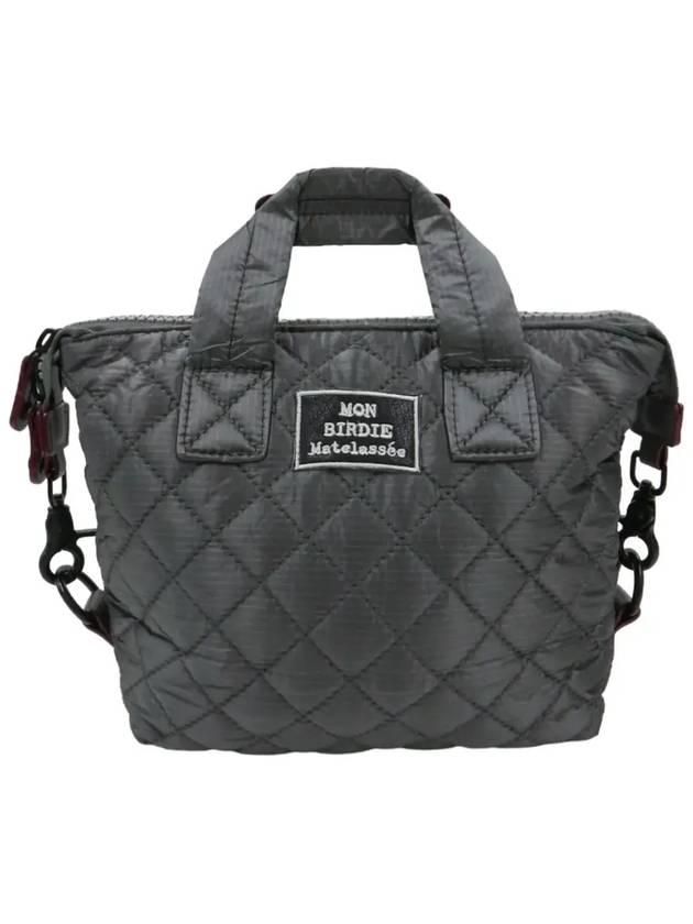 Montbird 2 way quilted nylon bag GRAY - MONBIRDIE GOLF - BALAAN 6