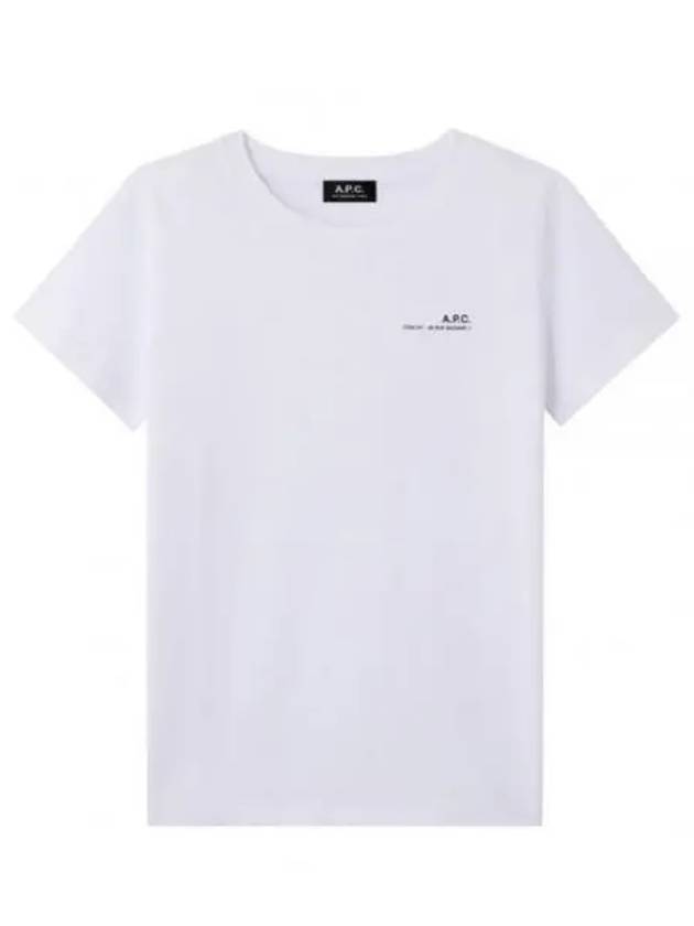 Item Logo Crew Neck Short Sleeve T-Shirt White - A.P.C. - BALAAN 2