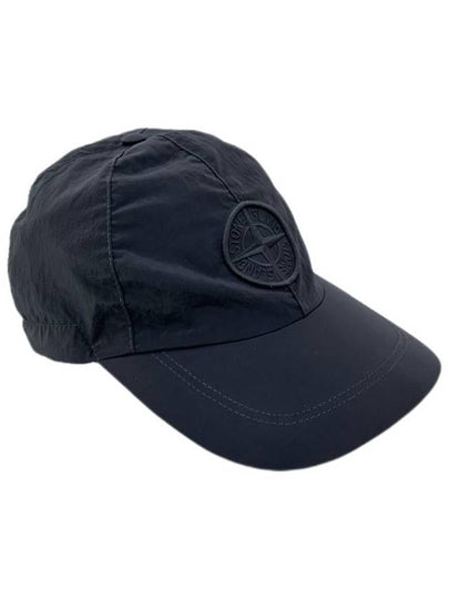 Wrinkled Nylon Metal 6 Panel Ball Cap Black - STONE ISLAND - BALAAN 2