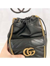 GG Marmont Mini Bag Black - GUCCI - BALAAN 6