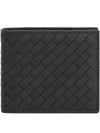 Intreciato Weaving Half Wallet Black - BOTTEGA VENETA - BALAAN 2