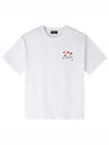 Heart Logo Cotton Short Sleeve T-Shirt White - A.P.C. - BALAAN 2