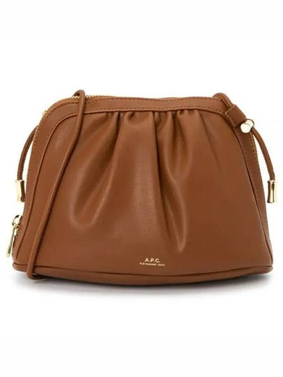 Ninon Drawstring Cross Bag Brown - A.P.C. - BALAAN 2