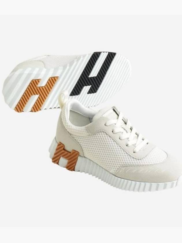 Bouncing Low Top Sneakers Blanc - HERMES - BALAAN 9