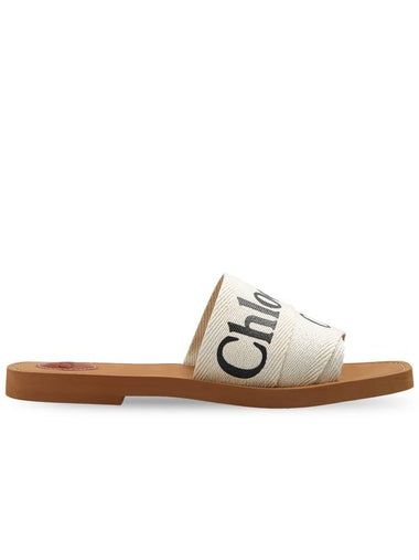 Chloé ‘Woody’ Slides, Women's, Cream - CHLOE - BALAAN 1