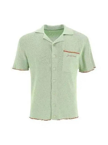 Jacquemus La Mile Prata Short Sleeve Green 235KN113 2256 - JACQUEMUS - BALAAN 1