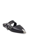 Punk Flat Mules Black - ALEXANDER MCQUEEN - BALAAN 3