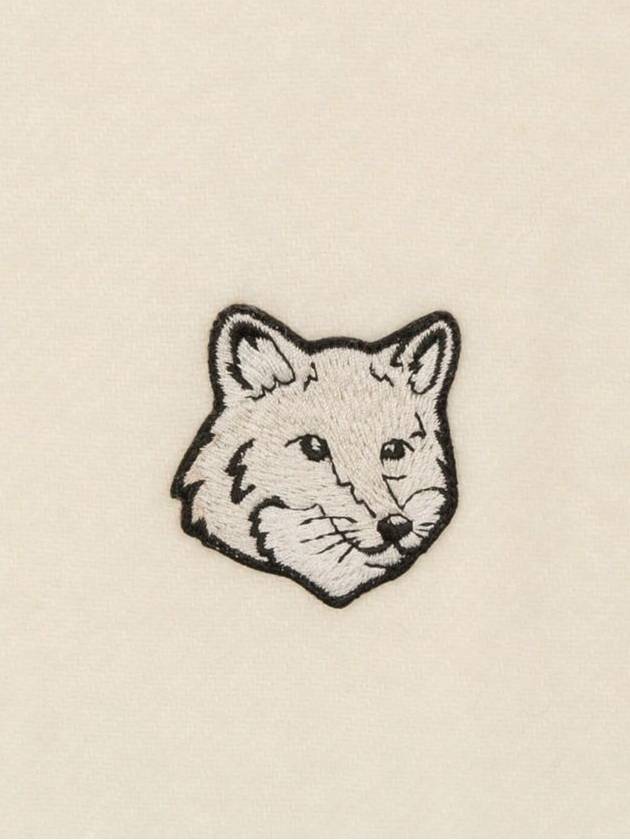 Wool Fox Head Muffler Ivory - MAISON KITSUNE - BALAAN 5