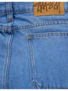 Denim Shorts Mid Blue - STUSSY - BALAAN 6