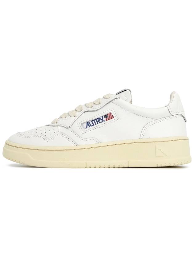 Medalist Leather Low Top Sneakers White - AUTRY - BALAAN 5