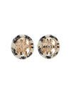 Miller Painted Stud Earrings Ivory - TORY BURCH - BALAAN 4