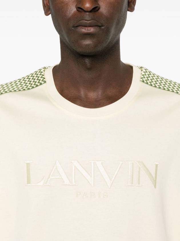 LANVIN T-SHIRT BRODÉ LANVIN SIDE CURB - LANVIN - BALAAN 5