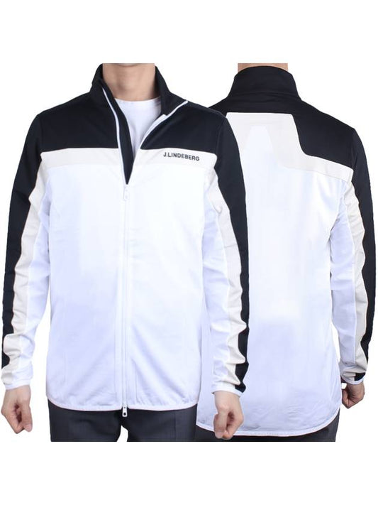 Men's Jarvis Mid Layer Jacket White GMJS08923 0000 - J.LINDEBERG - BALAAN 1