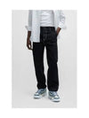 Straight Pants 50505863 001 Black - HUGO BOSS - BALAAN 2