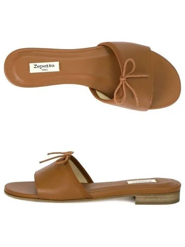 Terence Slide Sandals Slippers Camel Cuban - REPETTO - BALAAN 2