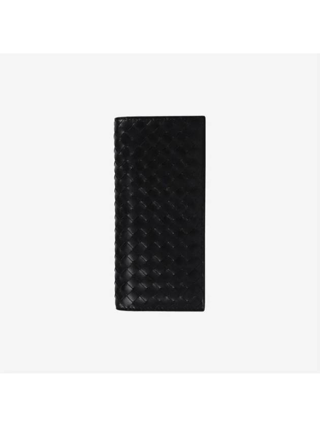 Intrecciato Continental Long Wallet Black - BOTTEGA VENETA - BALAAN 3