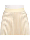 Gavino Long Pleated Skirt Beige - MAX MARA - BALAAN 7