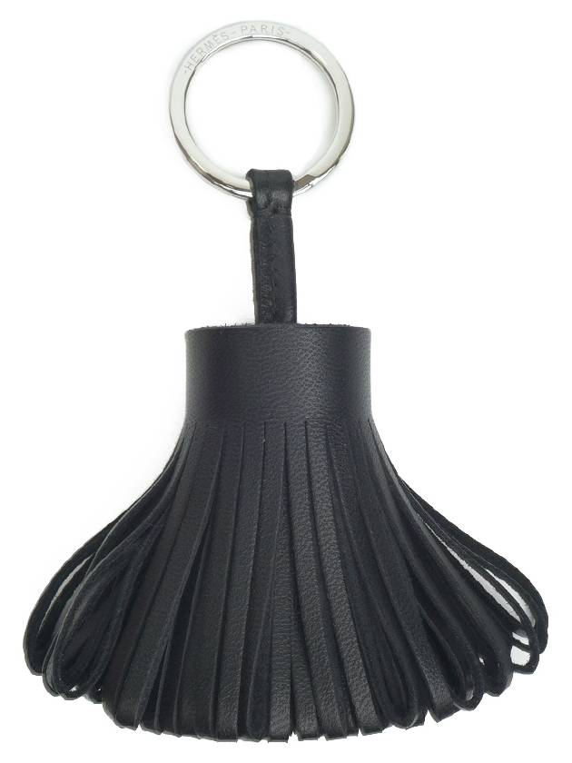 Carmen Palladium Key Holder Noir - HERMES - BALAAN 3