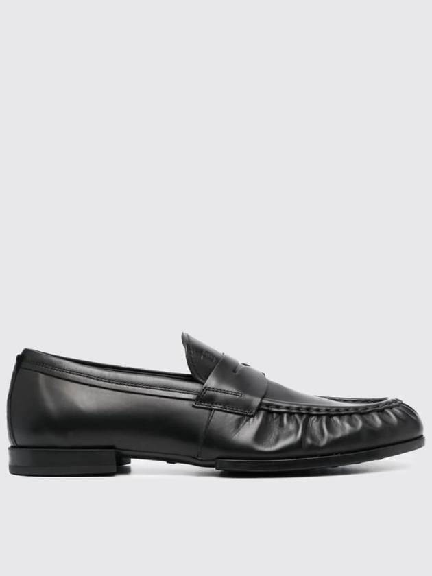 Smooth Calf Leather Loafers Black - TOD'S - BALAAN 2