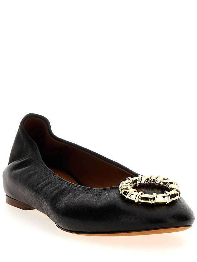 Buckle Leather Ballerina Shoes FWBAMB03NAPAP24 - LANVIN - BALAAN 6