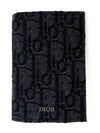 Bi-Fold Card Holder Black  Oblique Jacquard - DIOR - BALAAN 2