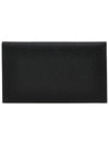 Uptown Grain de Poudre Embossed Leather Clutch Bag Black - SAINT LAURENT - BALAAN 4