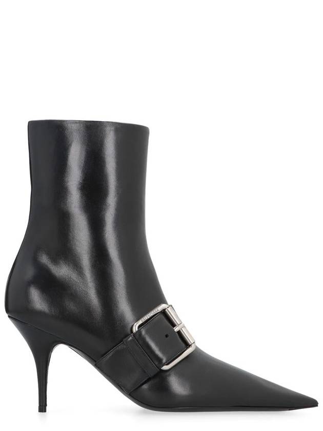 Knife Buckle Middle Boots Black - BALENCIAGA - BALAAN 2