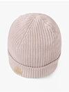 BE015MFA A4L01A 90BE Veil Logo Merino Wool Beanie - ISABEL MARANT - BALAAN 3