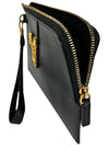 Mini Leather Clutch Bag Black - VERSACE - BALAAN 3