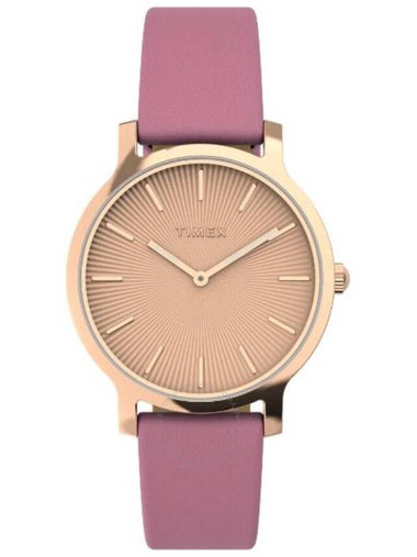 Timex Transcend Quartz Rose Gold Dial Ladies Watch TW2V66900VQ - TIMEX - BALAAN 1