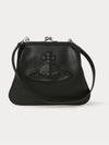 ORB Logo Shoulder Bag Black - VIVIENNE WESTWOOD - BALAAN 2