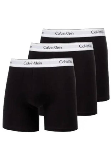 Modern Cotton Briefs 3 Pack Set Underwear Black 000NB2381A - CALVIN KLEIN - BALAAN 1