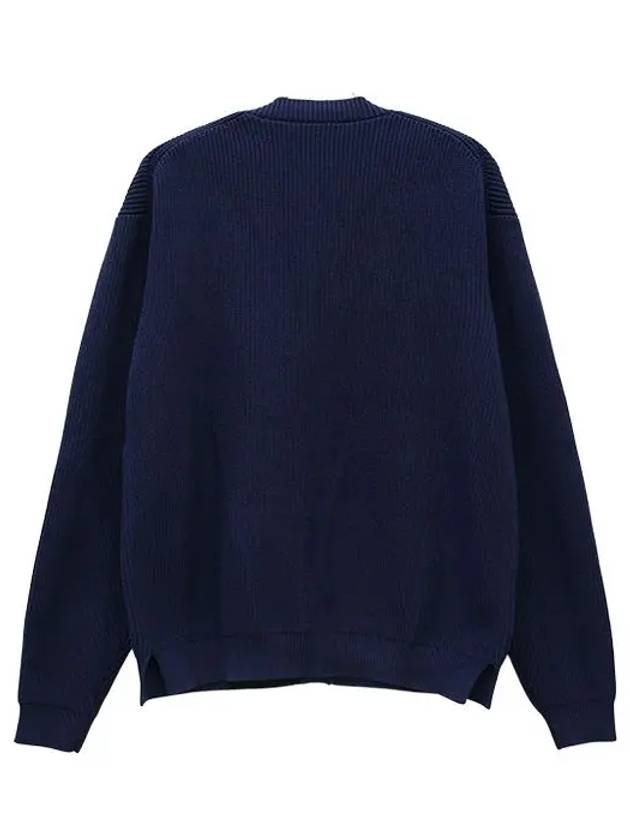 Bold Fox Head Cardigan Navy - MAISON KITSUNE - BALAAN 7