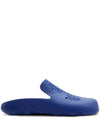 Stingray Perforated Slippers Blue - BURBERRY - BALAAN 1