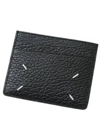 Four Stitch Card Wallet Black - MAISON MARGIELA - BALAAN 2