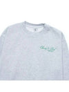 Logo Print Cotton Sweatshirt Light Grey - SPORTY & RICH - BALAAN 4