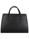 GG Soho Leather Medium Tote Bag Black - GUCCI - BALAAN 3