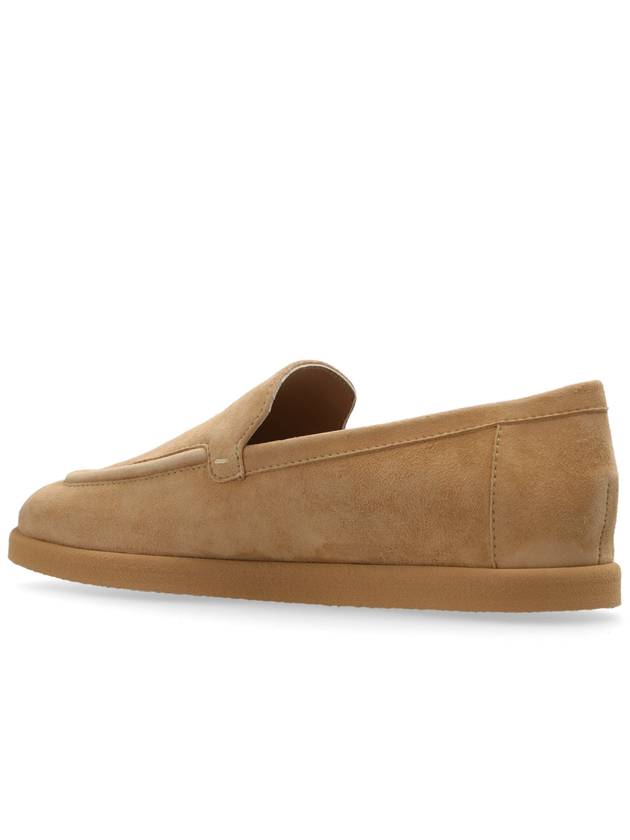 soft suede loafers beige - MAX MARA - BALAAN 6