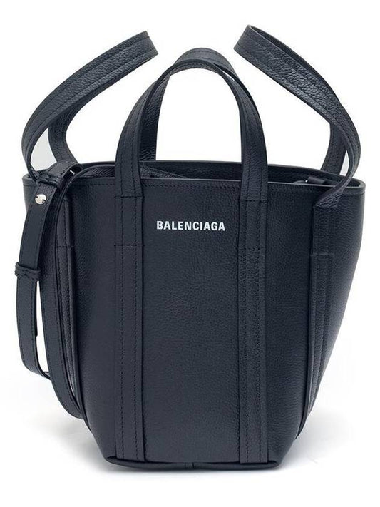 Everyday XS Grained Calfskin Shoulder Tote Bag Black - BALENCIAGA - BALAAN 2