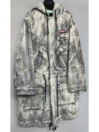 Virgil Abloh Geblichte denim parka 110 - OFF WHITE - BALAAN 2