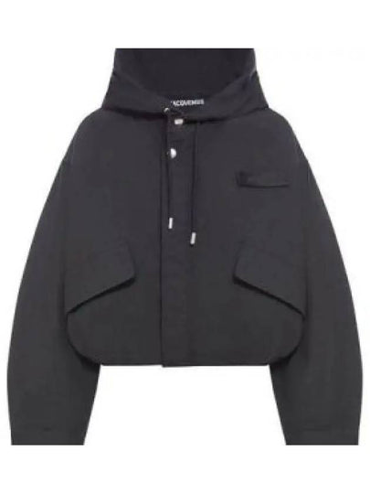 The Caraco Cropped Parka Black - JACQUEMUS - BALAAN 2