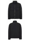 Softshell Zip Up Jacket Black - STONE ISLAND - BALAAN 5