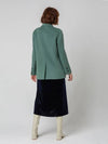 UNBALANCE PRONT WOOL JACKETGREEN - PAGE STUDIO - BALAAN 5