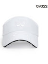 X Club Symbol Unisex White Golf Visor GVSV8SB02W - GVOSS - BALAAN 2